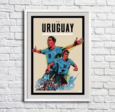 Afiș foto echipa națională a Uruguayului ieftin Fut17461 фото