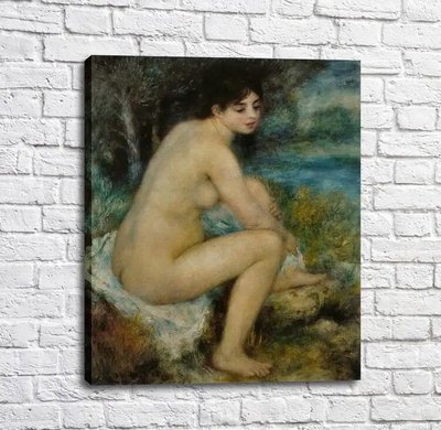 Pictură de Pierre Auguste Renoir Scălător așezat Ren14528 фото
