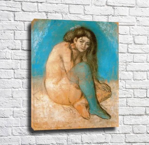 Picasso Мореted female nude, 1903 Pik10827 фото