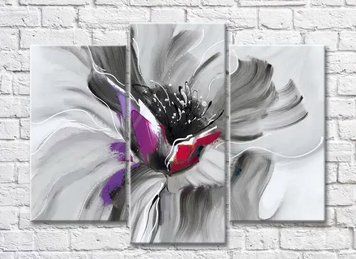 Triptic Mac alb-negru, acrilic TSv8092 фото