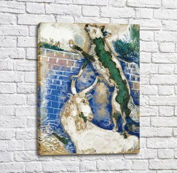 Картина Marc Chagall, The Crow and the Fox Mar13593 фото