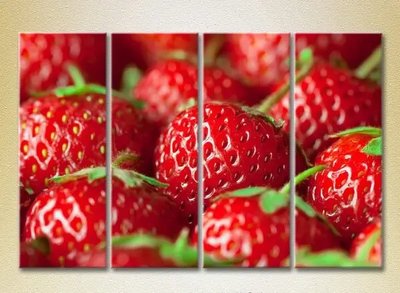 Tablouri modulare Strawberry close-up_02 Eda6542 фото