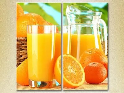 Модульные картины Кувшин апельсинового сока Eda9142 фото