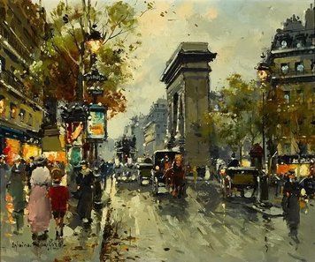 PhotoPoster Antoine Blanchard, Porte Saint-Denis (La Porte St. Denis) Ant18818 фото
