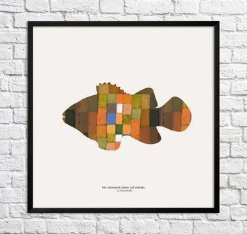 Poster Pește. Abstracția Min15948 фото