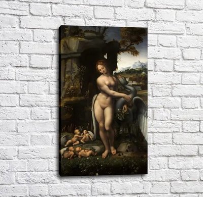 Pictură Leda și lebăda, Da Vinci Leo14279 фото