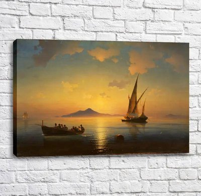 Картина Иван К. Айвазовский Неаполитанский залив (1841) Ayv13429 фото