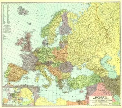 Europa și Orientul Mijlociu (1929) Sta2029 фото
