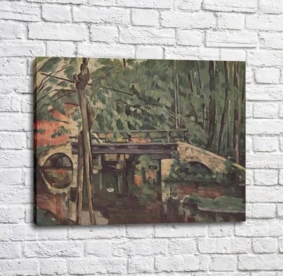 Картина Cezanne, The Bridge at Maincy, 1879 Sez11829 фото