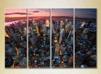 Tablouri modulare New York, vedere de sus_01 Gor6880 фото