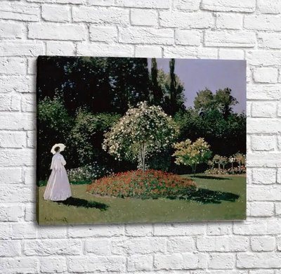 Картина Woman in the Garden. Sainte Adresse Mon14481 фото