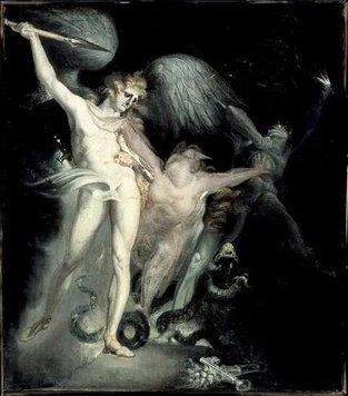 Satan and Death with Sin Intervening Rel10982 фото