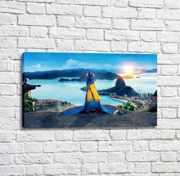 Poster Darling pe fundalul statuii din Rio de Janeiro Mul16252 фото