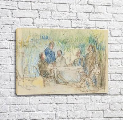 Pictură în jurul mesei, 1870 77 Sez11732 фото