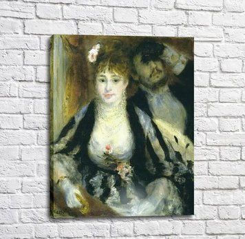 Картина Pierre Auguste Renoir The Theater Box, 1874 Ren14334 фото