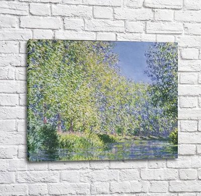 Cotul de pictură în râul Epte lângă Giverny Mon14084 фото