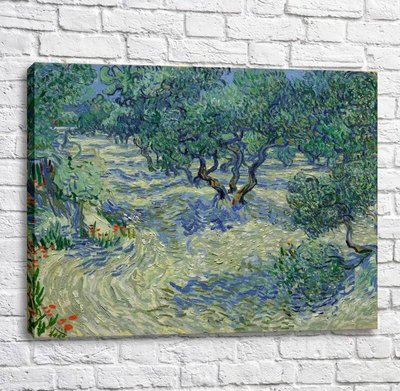 Pictură cu livadă de măslini Van11583 фото