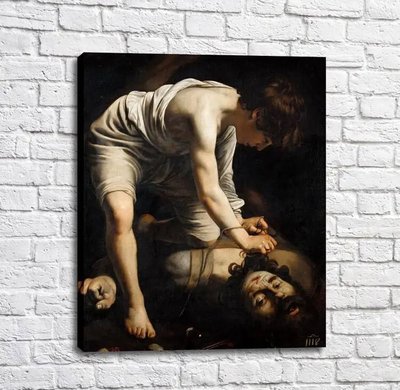 Pictură David și Goliat, Caravaggio Kar13436 фото