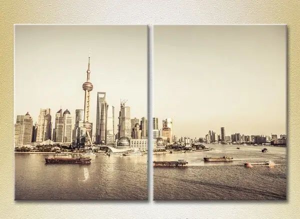 Модульные картины Шанхайские небоскребы_01 Gor8935 фото