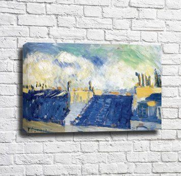 Picasso Blue Roofs, Paris, 1901 Pik10886 фото