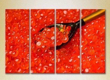 Tablouri modulare Red caviar_01 Eda6537 фото