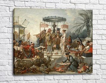 Картина Картоны для гобеленов - Китайская свадьба Fra11287 фото