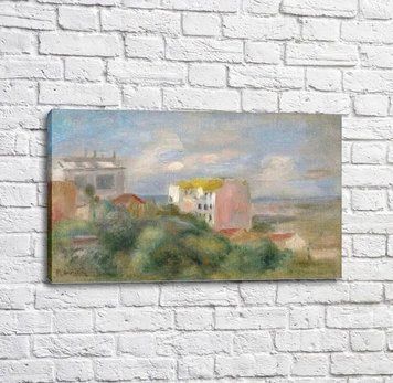 Pictură Pierre Auguste Renoir Peisaj din Montmartre Ren14138 фото