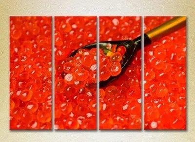 Tablouri modulare Red caviar_01 Eda6537 фото