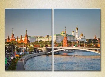 Модульные картины Вид на Кремль_02 Gor9093 фото