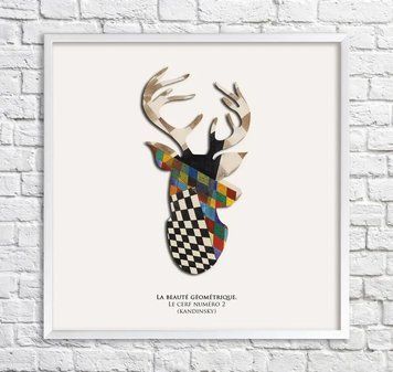 Poster Cerb. Geometria șahului Min15913 фото