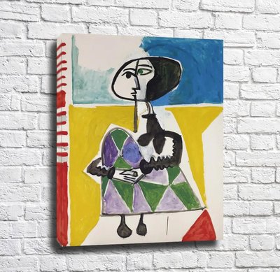Picasso femme accroupie (Jacqueline), 1954 Pik13844 фото