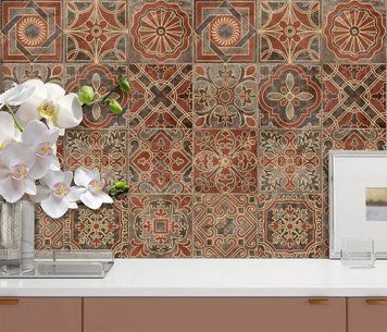Placi ceramice in culori retro P25 фото