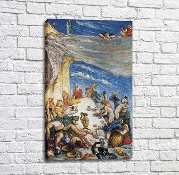 Картина Cezanne, The Feast, 1870 Sez11838 фото