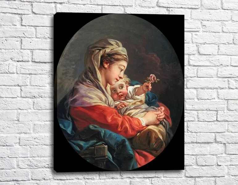 Картина Мадонна с младенцем Fra11288 фото