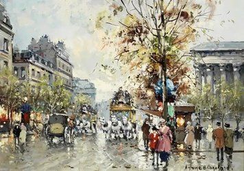PhotoPoster Antoine Blanchard, Place de la Madeleine Ant18784 фото