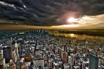 Fototapet - "Fototapet Vedere de seară din New York" Gor4195 фото