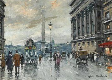 PhotoPoster Antoine Blanchard, Place de la Concorde Ant18785 фото