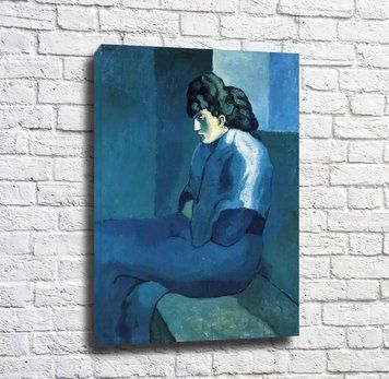 Picasso femeie melancolică, 1902 Pik10845 фото