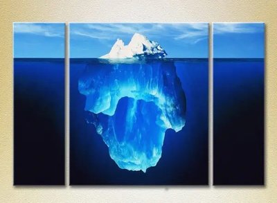 Tablouri modulare Iceberg subacvatic_02 Mor8645 фото
