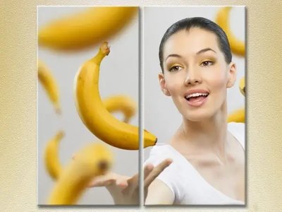 Модульные картины Летающие бананы Eda9145 фото