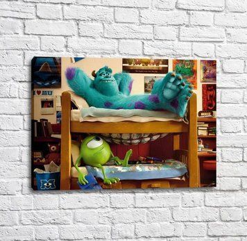 Poster cu Sally și Mike Wazowski Mul16616 фото