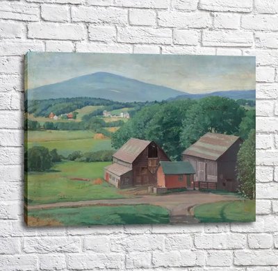 Pictura Carl Albert Buer - Ferma din Vermont Imp12347 фото