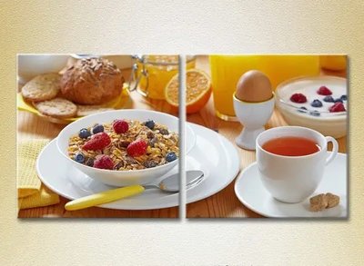 Модульные картины Завтрак с мюслями_02 Eda9747 фото