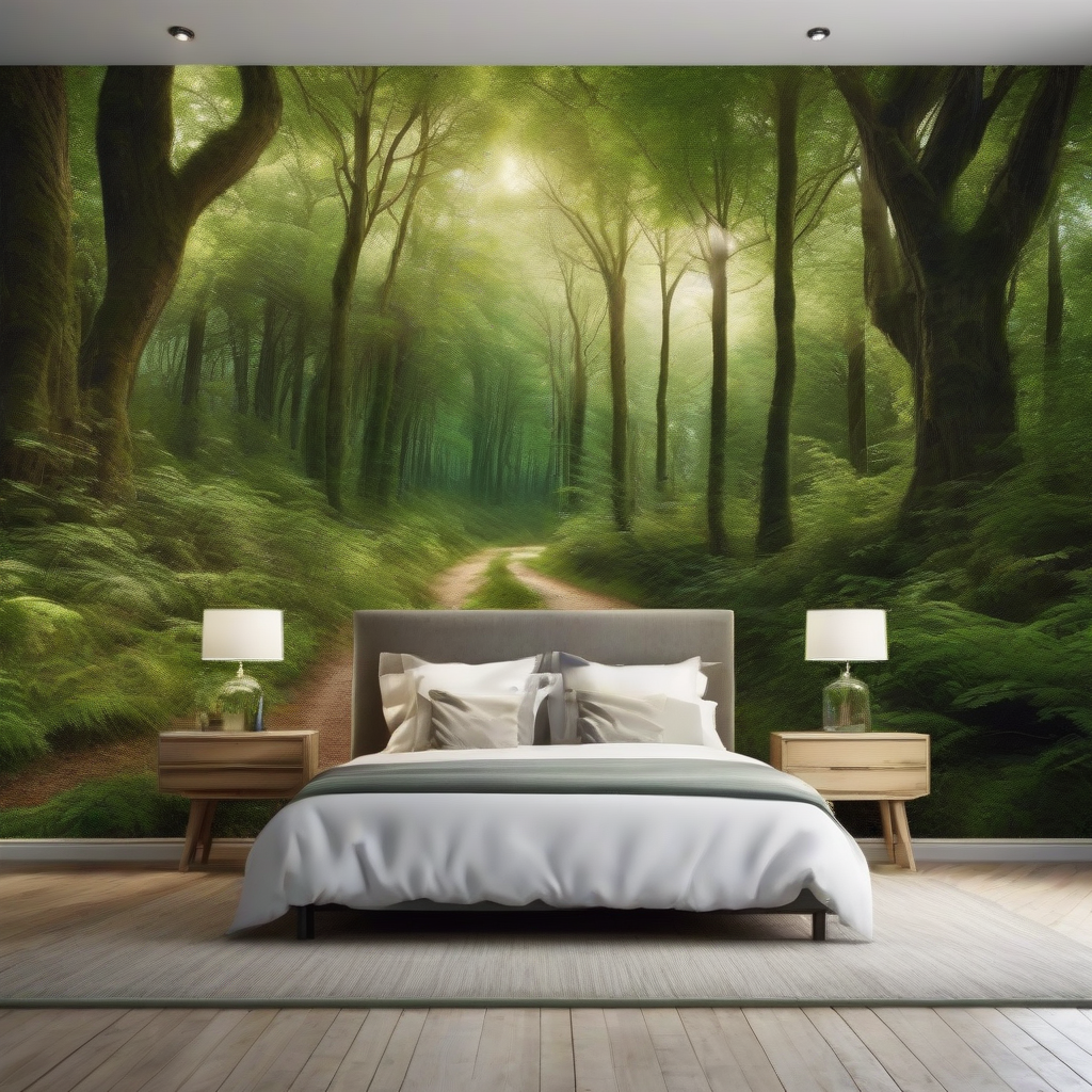 3D фотообои для гостиной